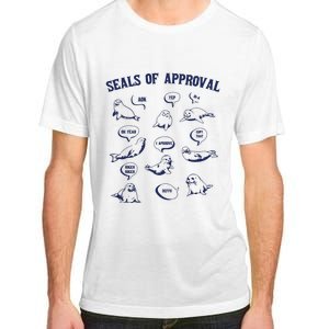 Seals Of Approval Funny Retro Adult ChromaSoft Performance T-Shirt