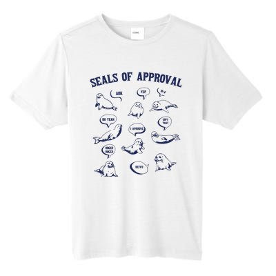 Seals Of Approval Funny Retro Tall Fusion ChromaSoft Performance T-Shirt