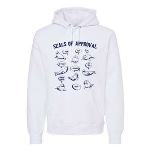 Seals Of Approval Funny Retro Premium Hoodie