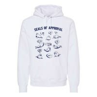 Seals Of Approval Funny Retro Premium Hoodie