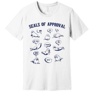 Seals Of Approval Funny Retro Premium T-Shirt