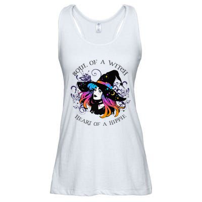 Soul Of A Witch Heart Of A Hippie Ladies Essential Flowy Tank