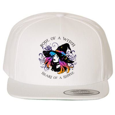 Soul Of A Witch Heart Of A Hippie Wool Snapback Cap