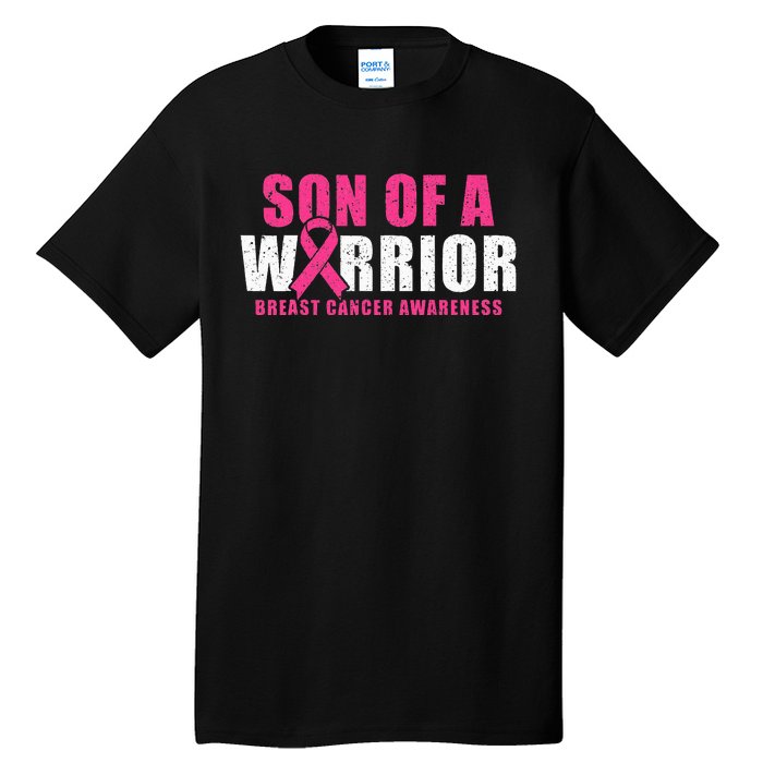 Son Of A Warrior Breast Cancer Awareness Tall T-Shirt