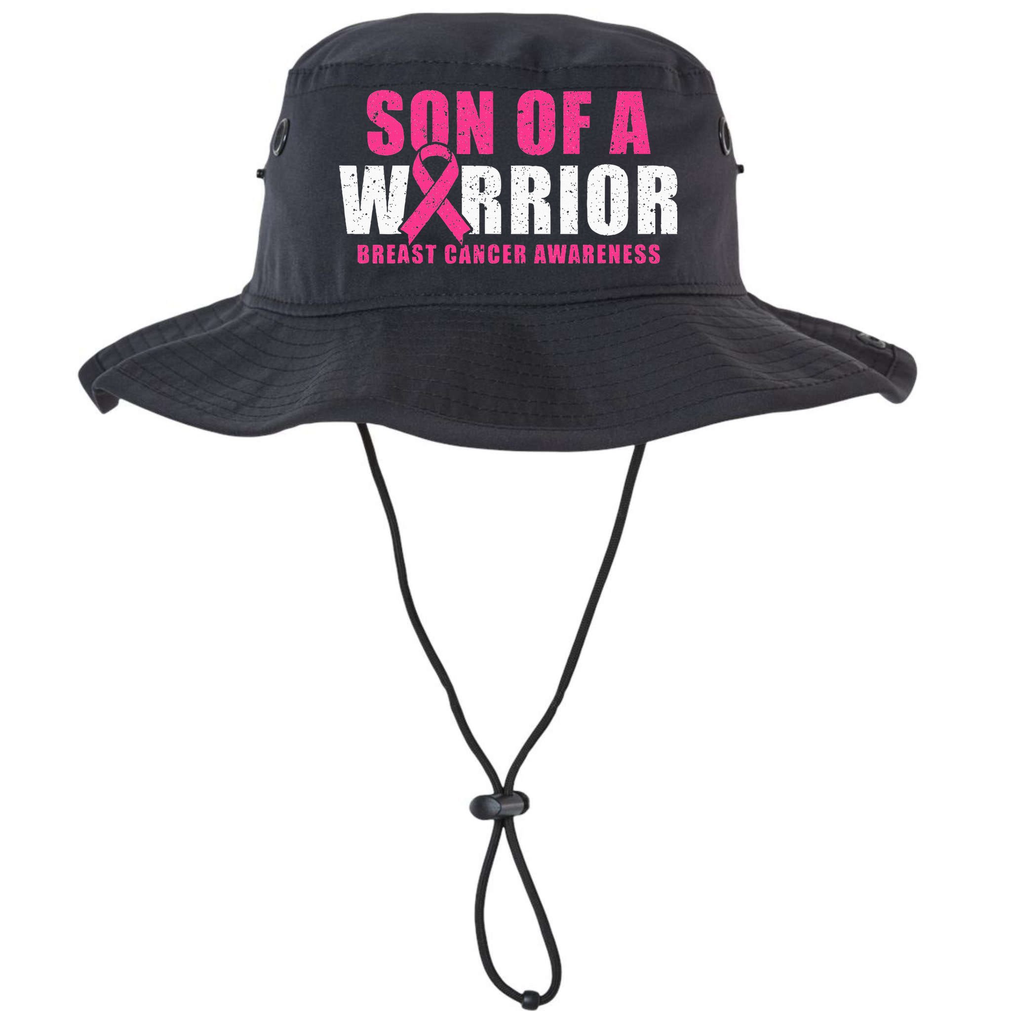 Son Of A Warrior Breast Cancer Awareness Bucket Hat
