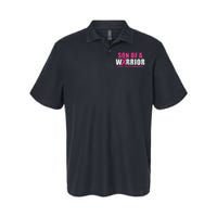 Son Of A Warrior Breast Cancer Awareness Softstyle Adult Sport Polo