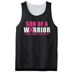 Son Of A Warrior Breast Cancer Awareness Mesh Reversible Basketball Jersey Tank