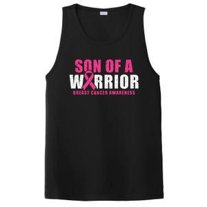 Son Of A Warrior Breast Cancer Awareness PosiCharge Competitor Tank