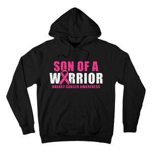 Son Of A Warrior Breast Cancer Awareness Tall Hoodie