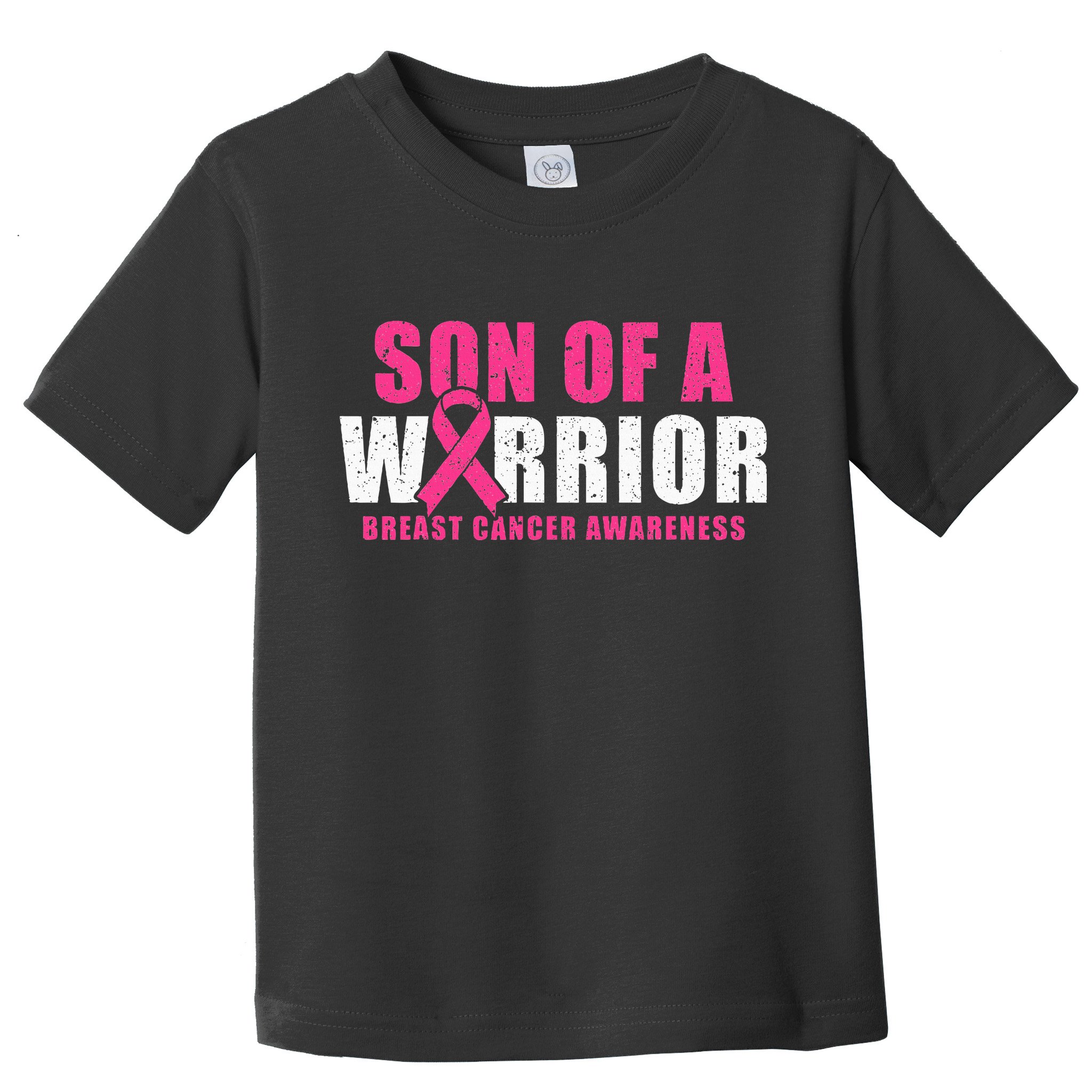 Son Of A Warrior Breast Cancer Awareness Toddler T-Shirt