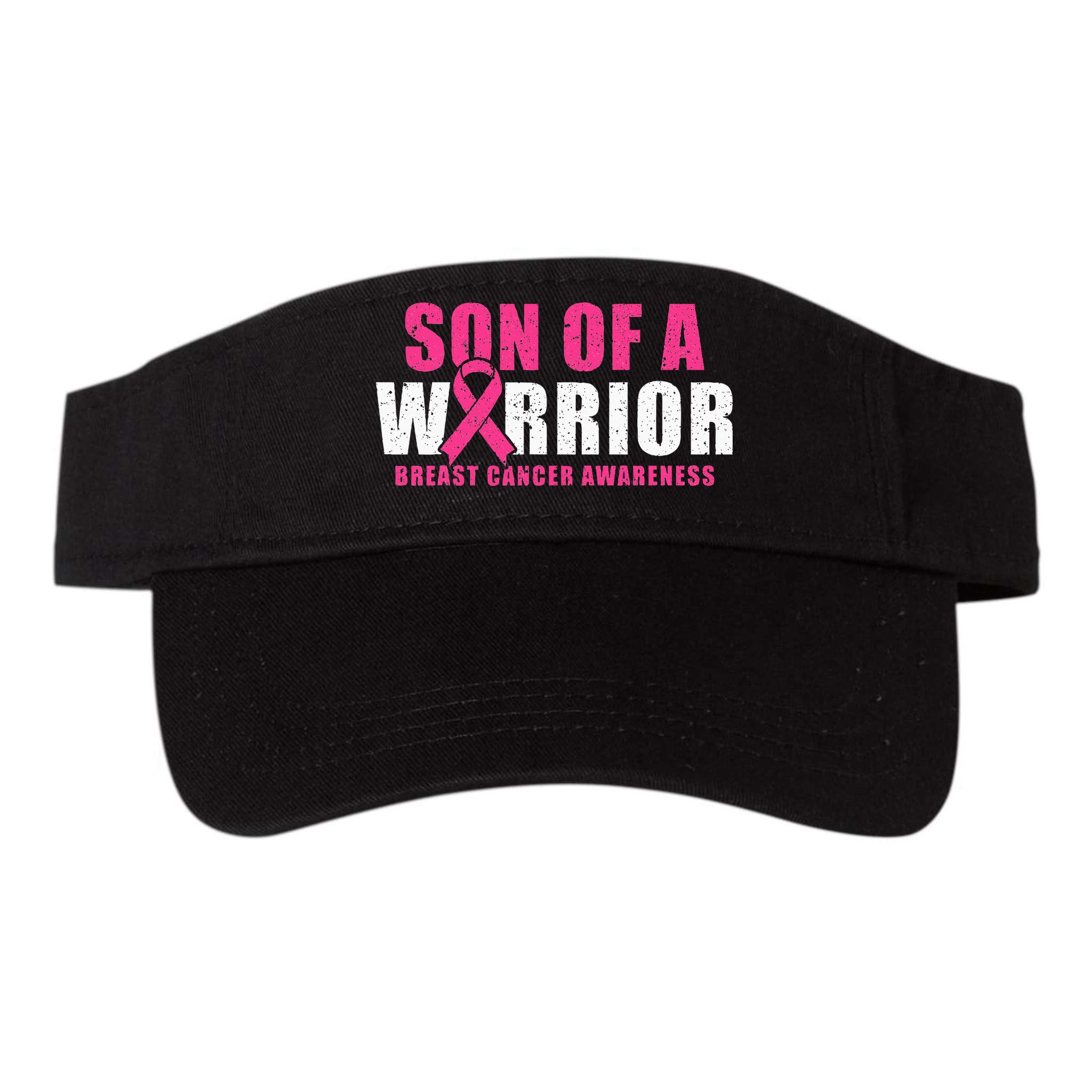 Son Of A Warrior Breast Cancer Awareness Visor