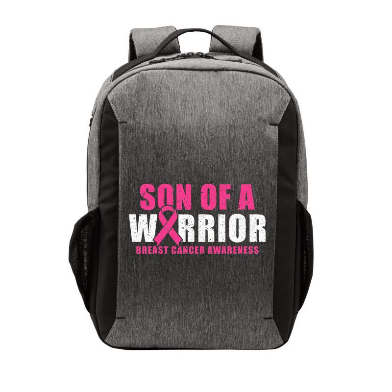 Son Of A Warrior Breast Cancer Awareness Vector Backpack