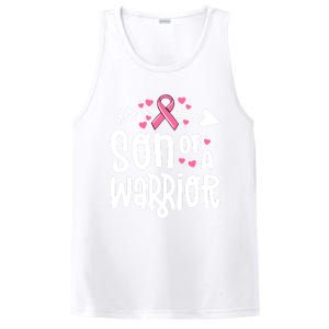 Son Of A Warrior Family Breast Cancer Gift Pink Ribbon Gift PosiCharge Competitor Tank