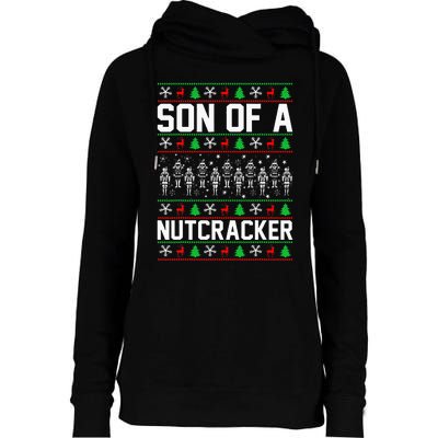 Son Of A Nutcracker Womens Funnel Neck Pullover Hood