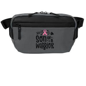 Son Of A Warrior Family Breast Cancer Gift Pink Ribbon Meaningful Gift Crossbody Pack