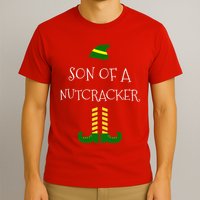 Son Of A Nutcracker Funny Christmas Elf T T-Shirt