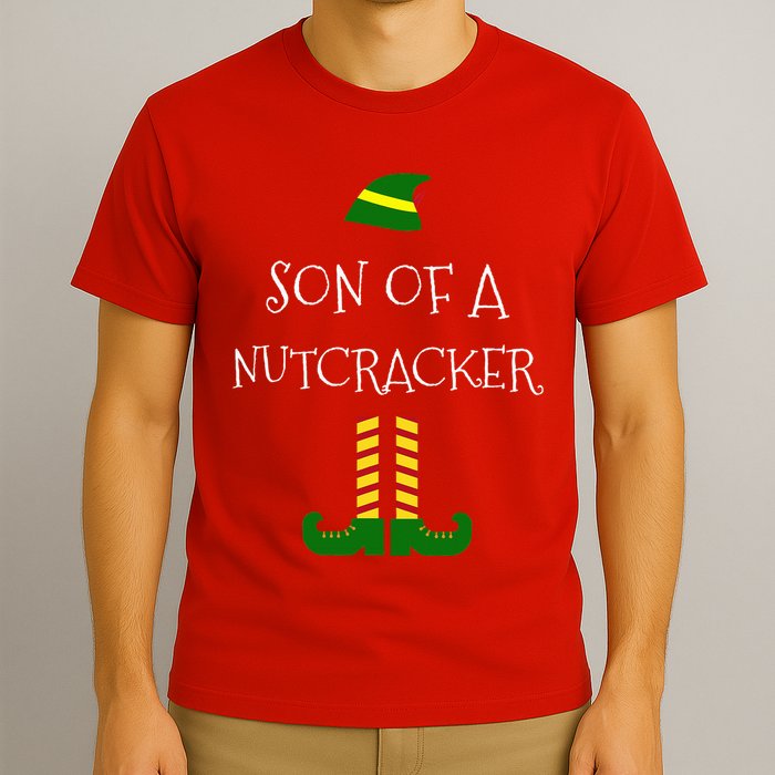 Son Of A Nutcracker Funny Christmas Elf T T-Shirt