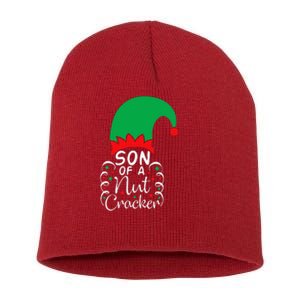 Son Of A Nutcracker Funny Christmas Pajama Short Acrylic Beanie