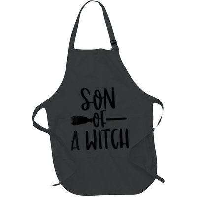 Son Of A Witch Funny Halloween Baby Apron
