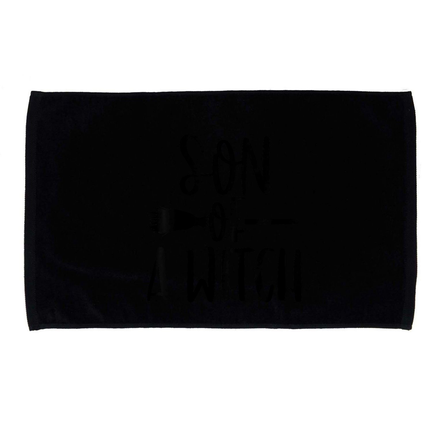Son Of A Witch Funny Halloween Baby Microfiber Hand Towel