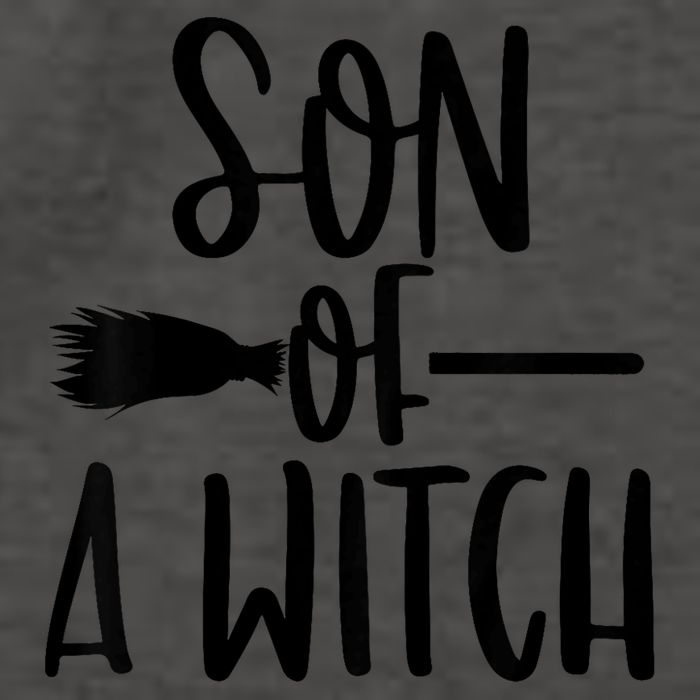 Son Of A Witch Funny Halloween Baby Vector Backpack