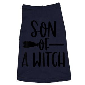 Son Of A Witch Funny Halloween Baby Doggie Tank