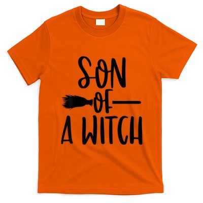 Son Of A Witch Funny Halloween Baby T-Shirt