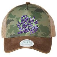 Sun Of A Beach Graffiti Summer Legacy Tie Dye Trucker Hat