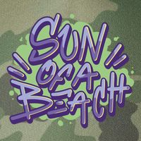 Sun Of A Beach Graffiti Summer Legacy Tie Dye Trucker Hat