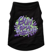 Sun Of A Beach Graffiti Summer Doggie Tank