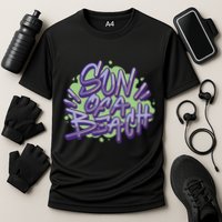 Sun Of A Beach Graffiti Summer Performance Shirt