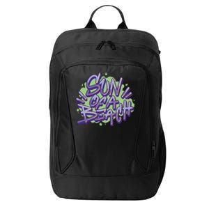 Sun Of A Beach Graffiti Summer City Backpack