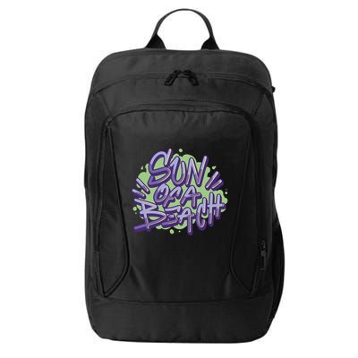 Sun Of A Beach Graffiti Summer City Backpack