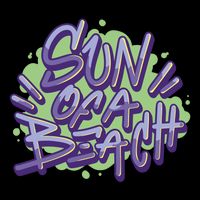 Sun Of A Beach Graffiti Summer Impact Tech Backpack