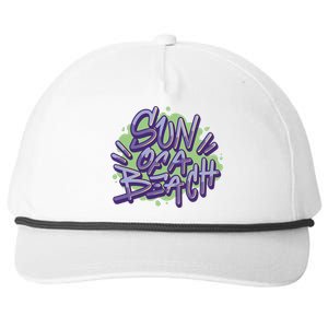 Sun Of A Beach Graffiti Summer Snapback Five-Panel Rope Hat