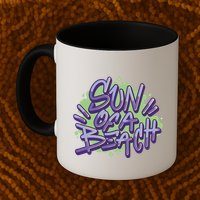 Sun Of A Beach Graffiti Summer Mug