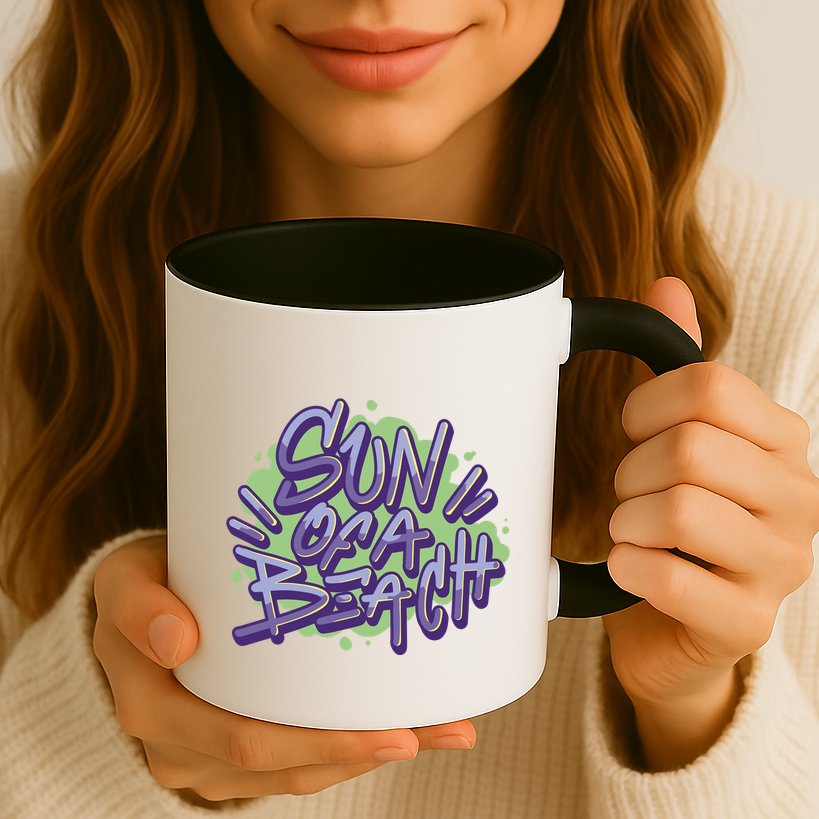Sun Of A Beach Graffiti Summer Mug