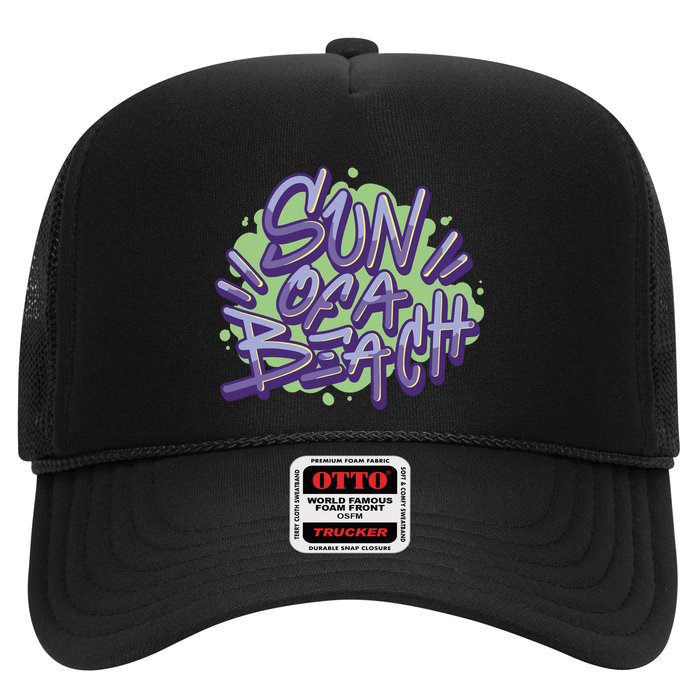 Sun Of A Beach Graffiti Summer Hat