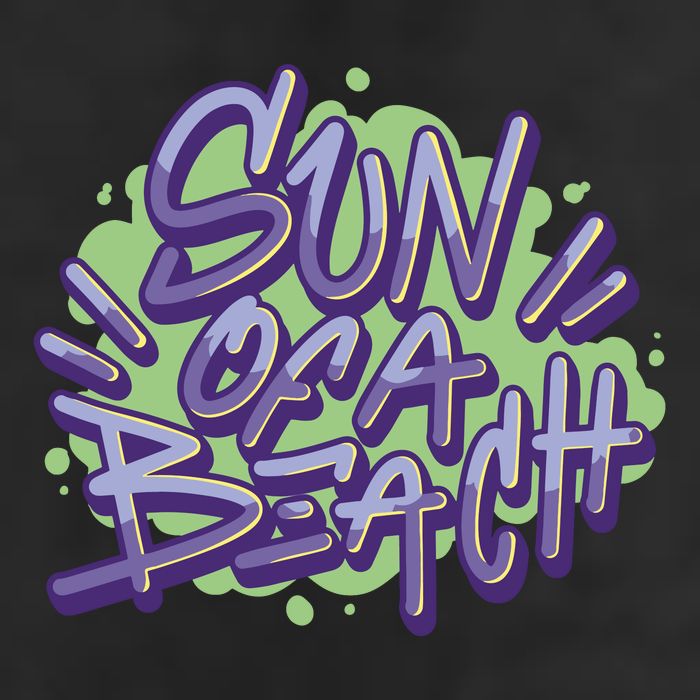 Sun Of A Beach Graffiti Summer Hat
