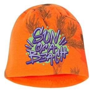 Sun Of A Beach Graffiti Summer Kati - Camo Knit Beanie