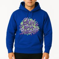 Sun Of A Beach Graffiti Summer Hoodie