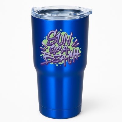 Sun Of A Beach Graffiti Summer Tumbler