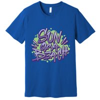Sun Of A Beach Graffiti Summer Premium T-Shirt