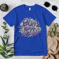 Sun Of A Beach Graffiti Summer Premium T-Shirt