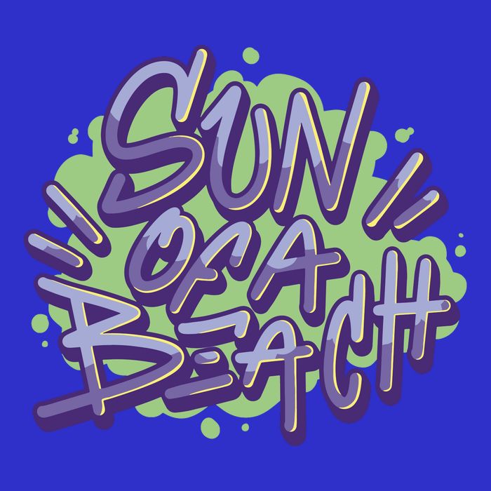 Sun Of A Beach Graffiti Summer Premium T-Shirt