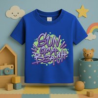 Sun Of A Beach Graffiti Summer Toddler T-Shirt