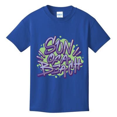Sun Of A Beach Graffiti Summer Kids T-Shirt