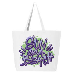 Sun Of A Beach Graffiti Summer 25L Jumbo Tote