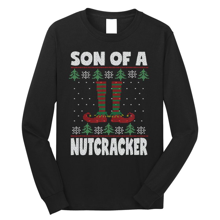 Son Of A Nutcracker Jumper Ugly Christmas Sweater Long Sleeve Shirt