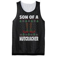 Son Of A Nutcracker Jumper Ugly Christmas Sweater Mesh Reversible Basketball Jersey Tank